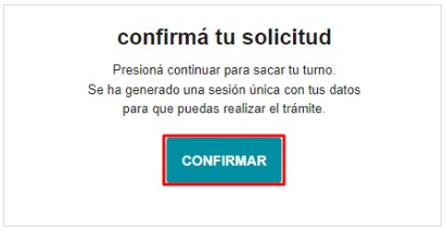 confirmar email turno carnet conducir 