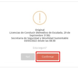 hora licencias carnet conducir