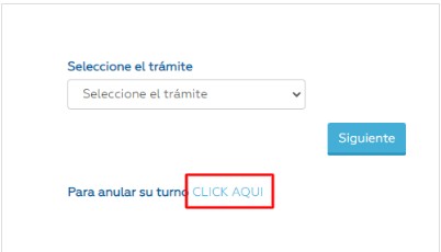 cancelar turno carnet conducir
