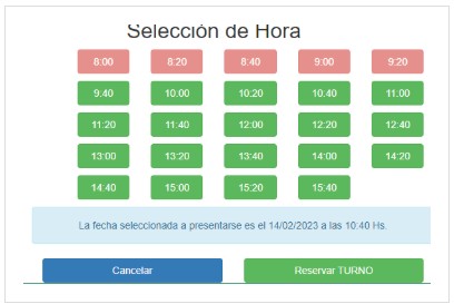 calendario turno carnet conducir merlo