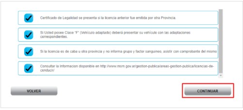 turno carnet conducir