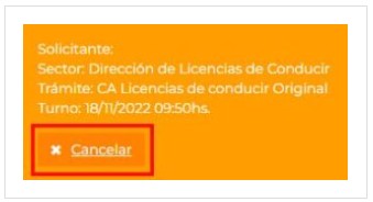 turno carnet conducir